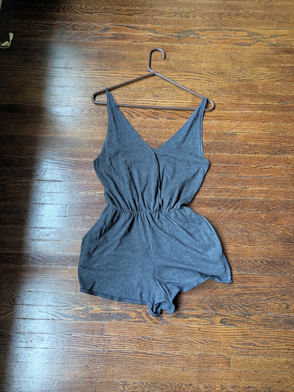 Pink Victoria’s Secret Crossover Romper Cover Up Casual Charcoal Gray Small - Picture 6 of 17